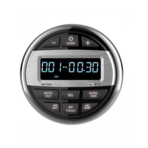 Barka MS-10RV Yuvarlak USB Girişli Bluetoothlu Marine Teyp ürün görseli 1