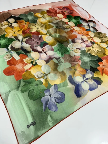 Fresh Soft Pamuk Eşarp - 05082 - Resim 9