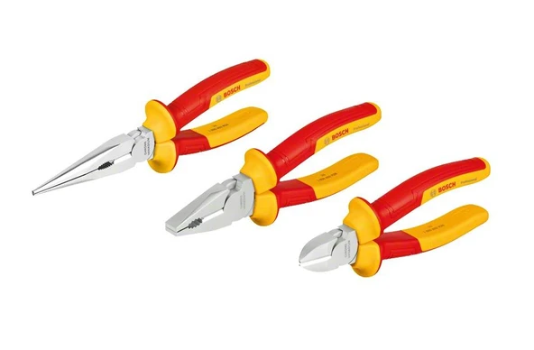 Bosch VDE Pense Seti 3 Parça ürün görseli 1