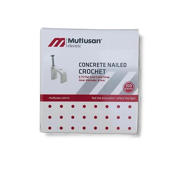 Mutlusan Çivili Kroşe 100lü Paket   No:6 ürün görseli 1