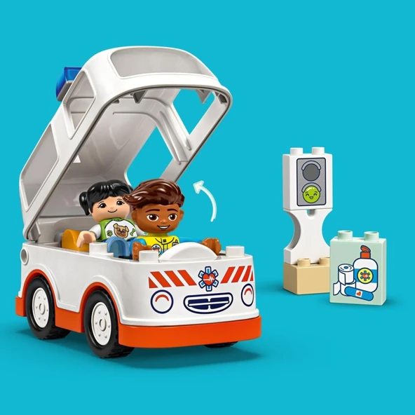 LEGO DUPLO® Ambulans ve Sürücü 10447 - Resim 8