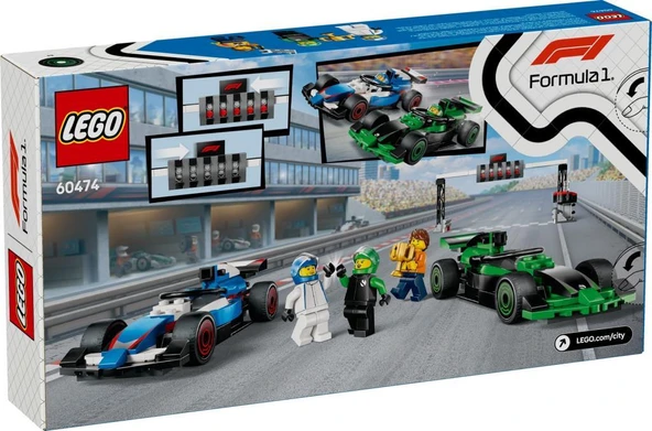 LEGO 60474 LEGO® City VCARB ve Sauber Yarış Arabalı F1® Gridi ürün görseli 1