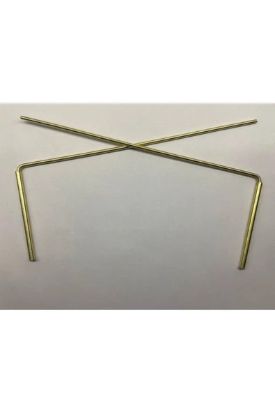 BABAWİCK  Define Arama Çubuğu, Pirinç Çubuk, 6mm Çapında, 40cm Anten Uzunluğunda Rulmansız Pirinç Çubuk ürün görseli 1