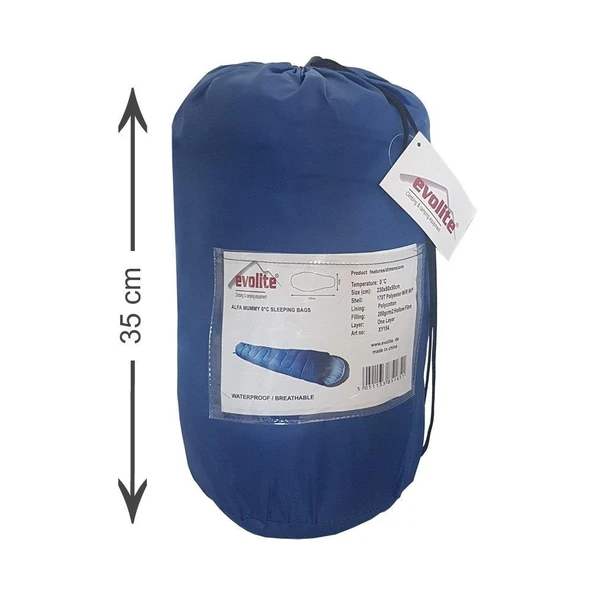 Evolite Alfa Pro Uyku Tulumu 0ºC - Resim 10