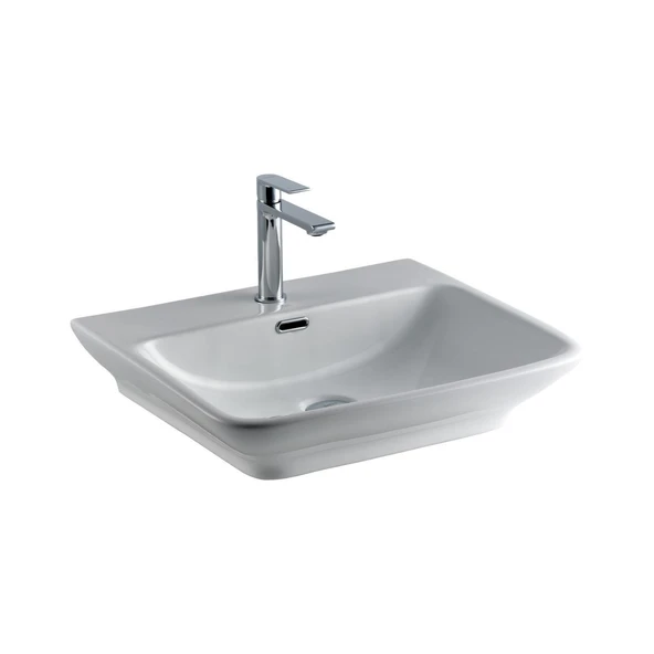 LENA TEZGAH ÜSTÜ ÇANAK LAVABO E-3038 BEYAZ ürün görseli 1