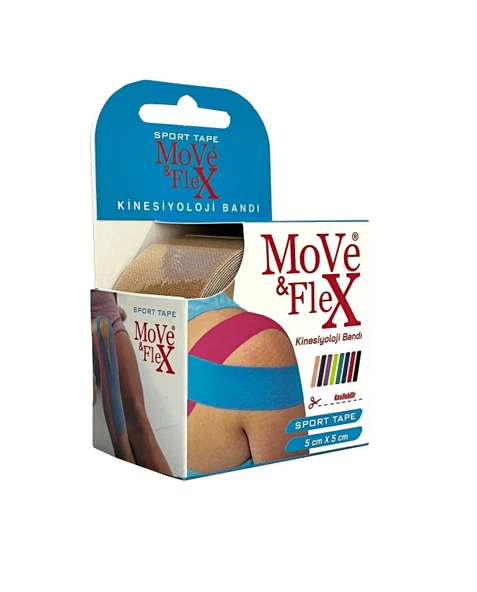 Move&Flex Kinesiyoloji Bandı Ten ürün görseli 1