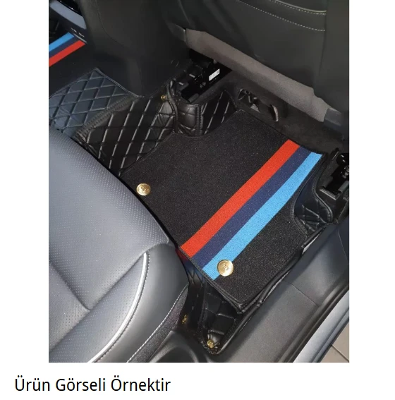 Audi A6 2020-2024 Arası Aracına Özel 8d Çift Katmanlı Havuzlu Paspas Takımı ürün görseli 1