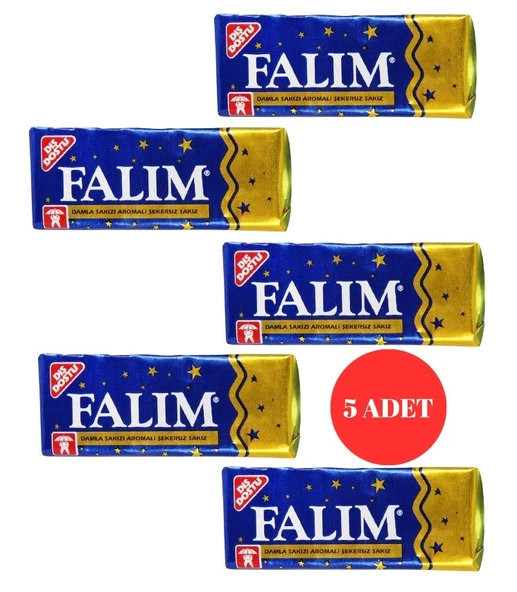 Falım Damla Sakızı Aromalı Şekersiz Sakız (5 ADET) ürün görseli 1
