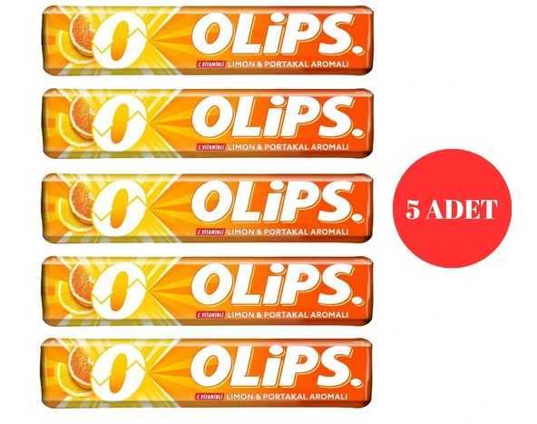 Olips Limon Portakal Aromalı Bonbon Şekerleme 28 g (5 ADET) ürün görseli 1