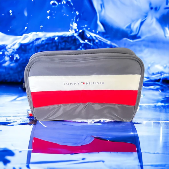 tommy hilfiger erkek seyehat  el çantası genişlik 21 derinlik-12 cm ürün görseli 1