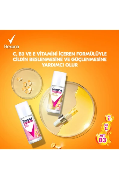 Rexona Vitamin Bright Sakura Radiance Bayan Roll On 45 ml - Resim 5