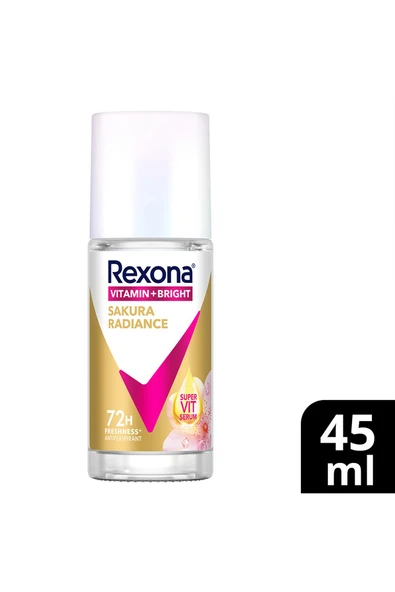 Rexona Vitamin Bright Sakura Radiance Bayan Roll On 45 ml ürün görseli 1