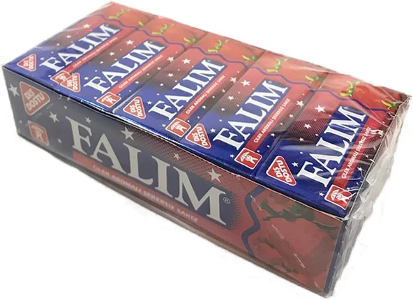 Falım Çilek Aromalı Şekersiz Sakız 7 g (20 ADET) ürün görseli 1