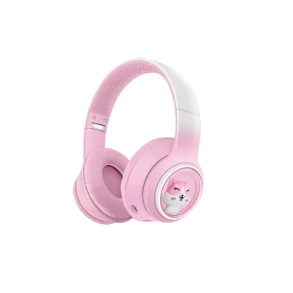 Nettech NT-BTH21 Kablosuz Kulak Üstü Kulaklık (Pembe) ürün görseli 1