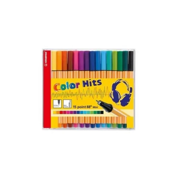 STABILO GLISS KALEM 88 MINI 15 LI (688/15-02) ürün görseli 1