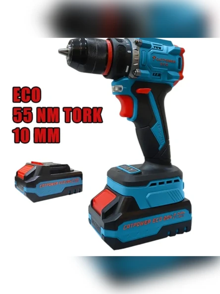 Catpower 1010 Kömürsüz Akülü Vidalama Li-ion (SET) 10 MM 20V 2.0 Ah ürün görseli 1