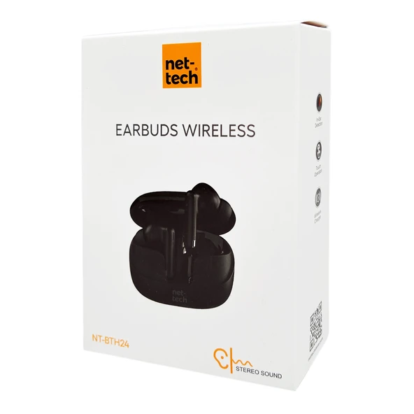 Nettech NT-BTH24 Kulakiçi Bluetooth Kulaklık Siyah - Resim 4