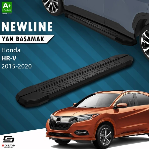 S-Dizayn Honda HR-V 2 NewLine Siyah Yan Basamak 173 Cm 2015-2020 A+ Kalite ürün görseli 1