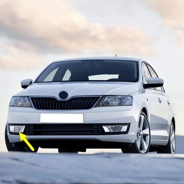 Skoda Rapid 2013-2016 Ön Sağ Sis Farı Krom Tip 5JA941702 ürün görseli 1