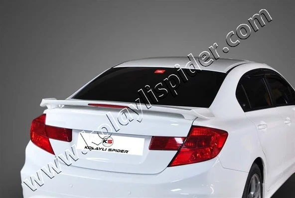 Honda Civic 9 Spoiler Bagaj Yüksek (Işıklı) Abs 2012-2015 ürün görseli 1