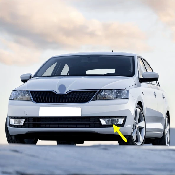 Skoda Rapid 2013-2016 Ön Sol Sis Farı Krom Tip 5JA941701 ürün görseli 1