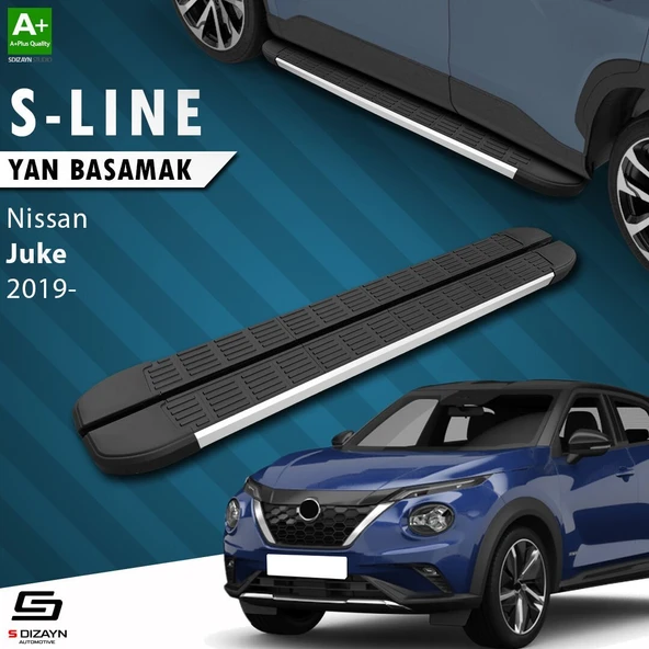 S-Dizayn Nissan Juke 2 S-Line Aluminyum Yan Basamak 173 Cm 2019 Üzeri A+ Kalite ürün görseli 1