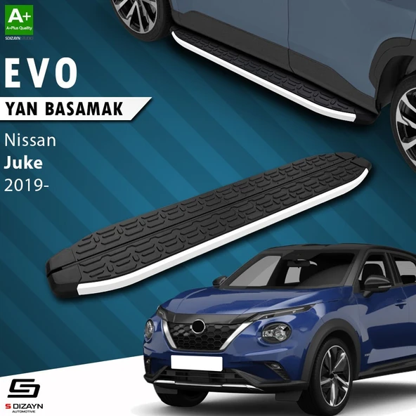 S-Dizayn Nissan Juke 2 Evo Aluminyum Yan Basamak 173 Cm 2019 Üzeri A+ Kalite ürün görseli 1