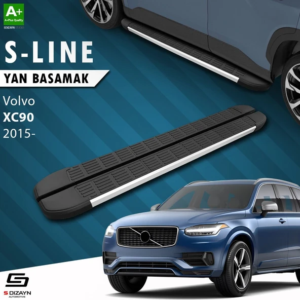 S-Dizayn Volvo XC90 2 S-Line Aluminyum Yan Basamak 193 Cm 2015 Üzeri ürün görseli 1