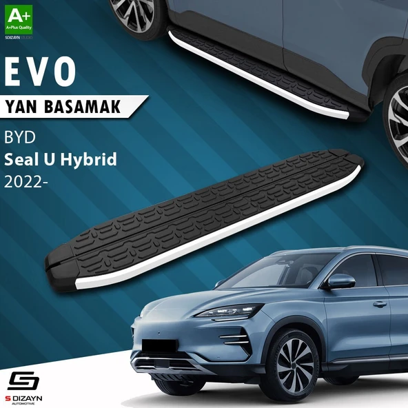 S-Dizayn BYD Seal U Hybrid Evo Aluminyum Yan Basamak 193 Cm 2022 Üzeri A+ Kalite ürün görseli 1