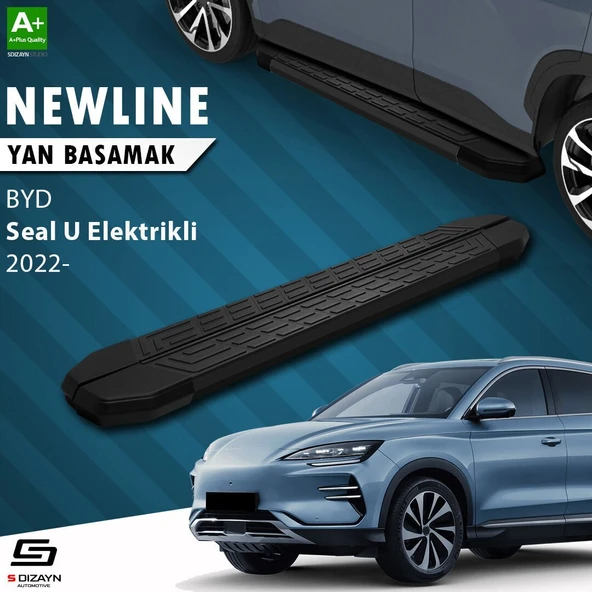 S-Dizayn BYD Seal U Elektrikli NewLine Siyah Yan Basamak 193 Cm 2022 Üzeri A+ Kalite ürün görseli 1