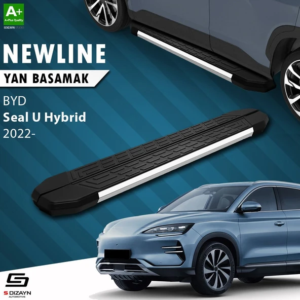S-Dizayn BYD Seal U Hybrid NewLine Krom Yan Basamak 193 Cm 2022 Üzeri A+ Kalite ürün görseli 1