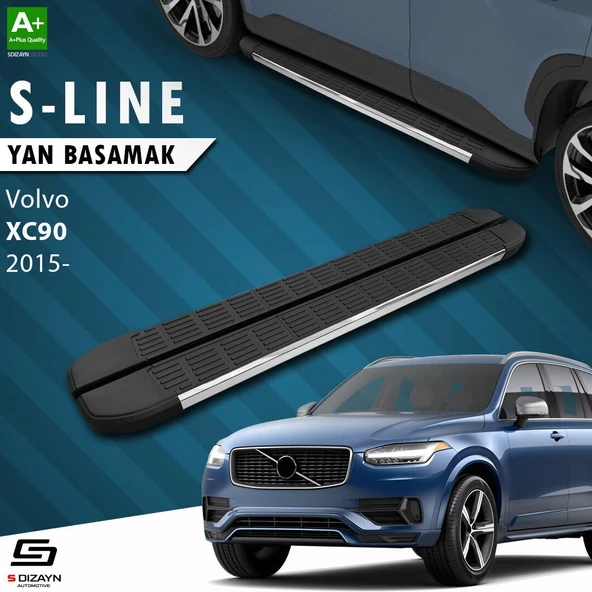 S-Dizayn Volvo XC90 2 S-Line Krom Yan Basamak 193 Cm 2015 Üzeri ürün görseli 1