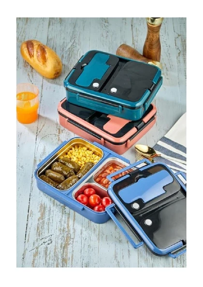 Cooker 1392 Lüx Çelik Hazneli Yemek Kabı ürün görseli 1