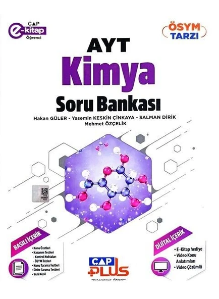 AYT Kimya Plus Soru Bankası Çap Yayınları ürün görseli 1