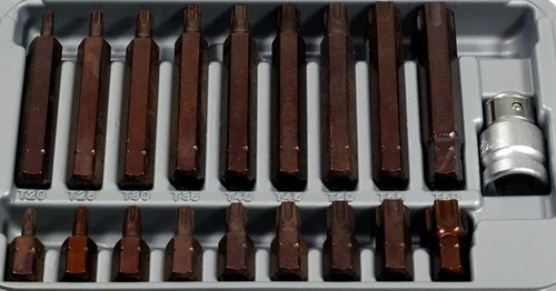 Rico 19 Parça Kaplamalı Delikli Torx Bits Seti 0003 - Resim 2