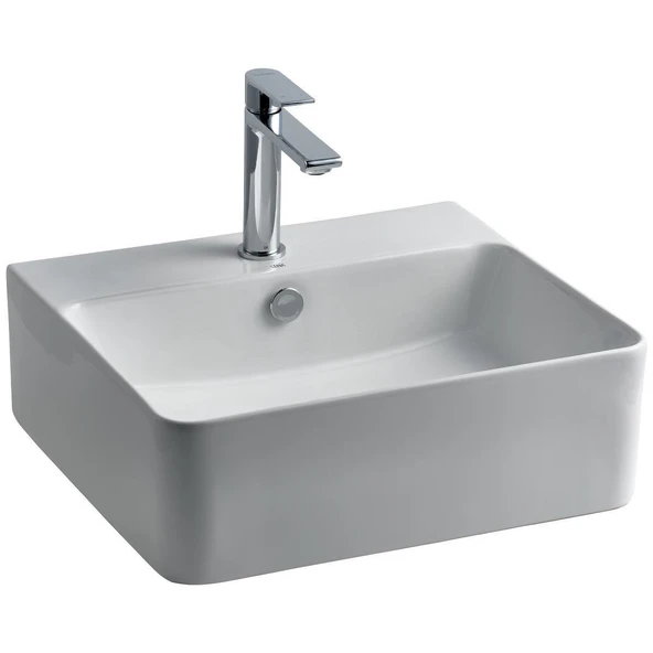LENA TEZGAH ÜSTÜ ÇANAK LAVABO E-5175 BEYAZ ürün görseli 1