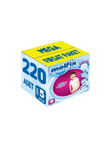 Molfix 5 Numara Junior 220'li Külot Bez ürün görseli 1