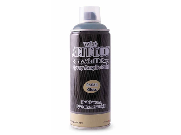 Artdeco Akrilik Sprey Boya 400ml Koyu Gri 760 ürün görseli 1