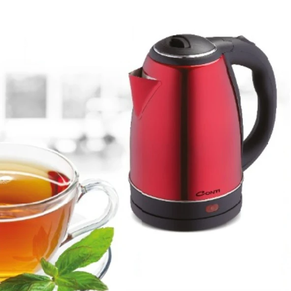 Conti Ck 239 Aqua Çelik Kettle Kırmızı ürün görseli 1