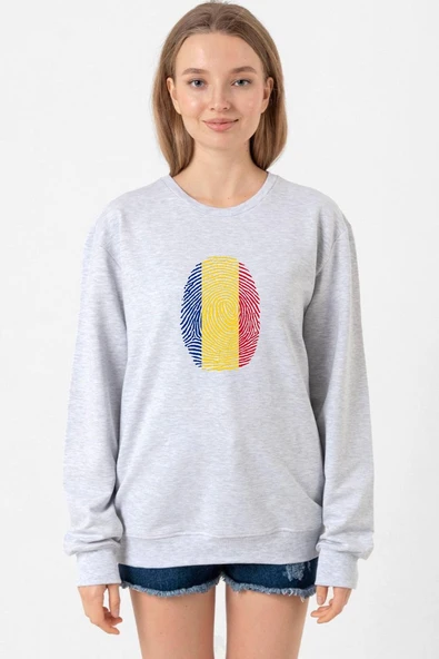 Romania Fingerprint Grimelanj Kadın 2ip Sweatshirt ürün görseli 1