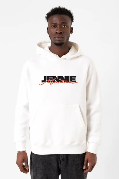 Jennie Mantra Beyaz Erkek 3ip Kapşonlu Sweatshirt ürün görseli 1