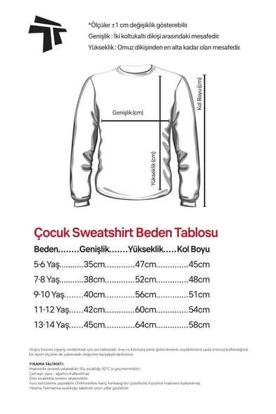 Jennie ExtraL Siyah Çocuk 2ip Sweatshirt - Resim 4