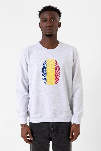Romania Fingerprint Karmelanj Erkek 2ip Sweatshirt ürün görseli 1