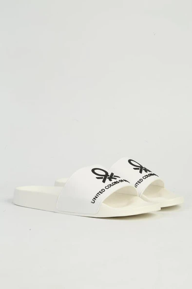 Benetton BN-1434 Anatomik Taban Erkek Terlik Beyaz 40-45 ürün görseli 1