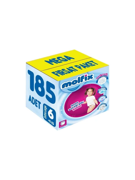 Molfix 6 Numara Extra Large 185'li Külot Bez ürün görseli 1