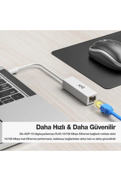 Bix ADP-10 USB to Ethernet Dönüştürücü - Resim 6