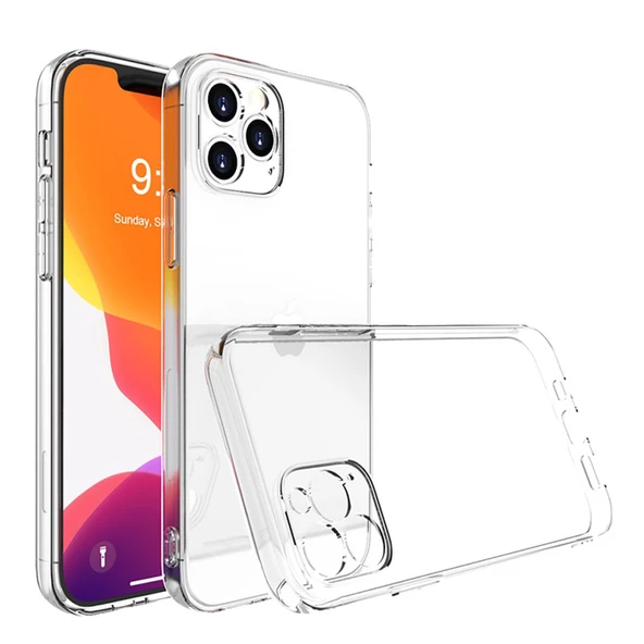 iPhone 14 Pro Max Uyumlu Lüx Seri Şeffaf Silikon Kılıf ürün görseli 1