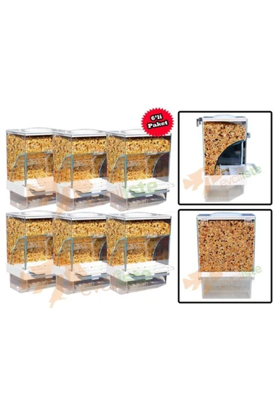 Garden Mix Kuşlar Için Akıllı Yemlik 6adet *a Kalite* ürün görseli 1