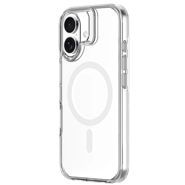 iPhone 16 Magic Mask Air Bairrer Seri Magsafe Uyumlu Şeffaf Manyetik Silikon Kılıf ürün görseli 1