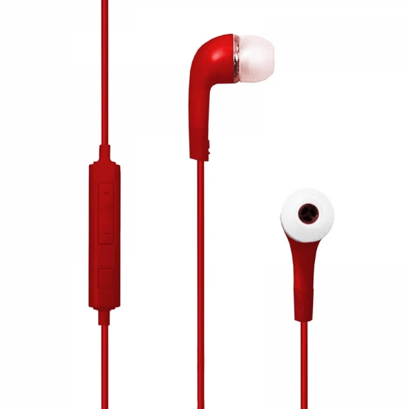 Nettech NT-112 3.5 Jack Girişli Kulak İçi Kulaklık (Kırmızı) ürün görseli 1